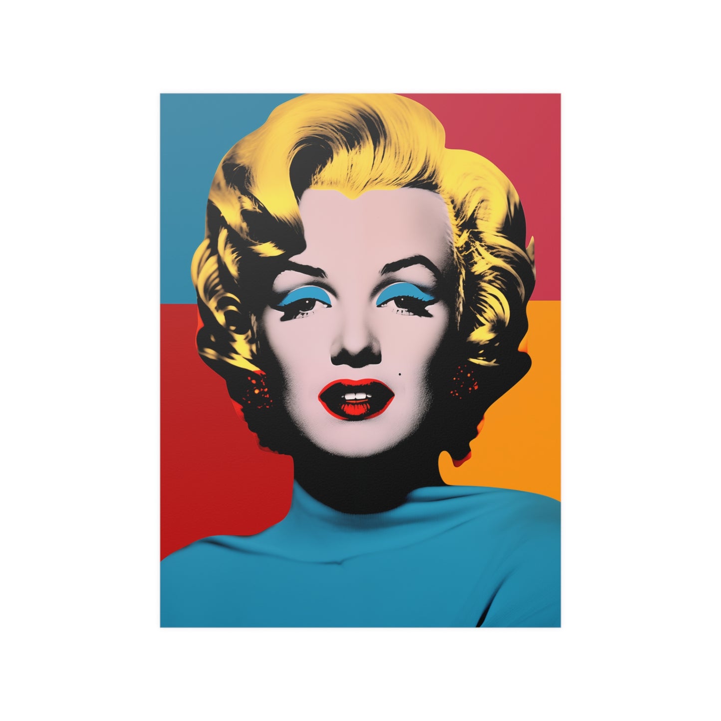 Pop Art Marilyn Monroe Art Print Poster Wall Decor