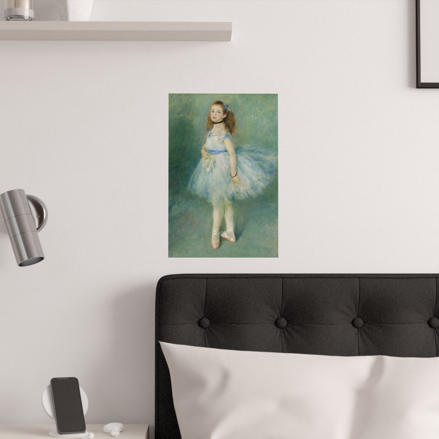 The Dancer, 1874 by Auguste Renoir; Satin Poster Upscale Home Decor