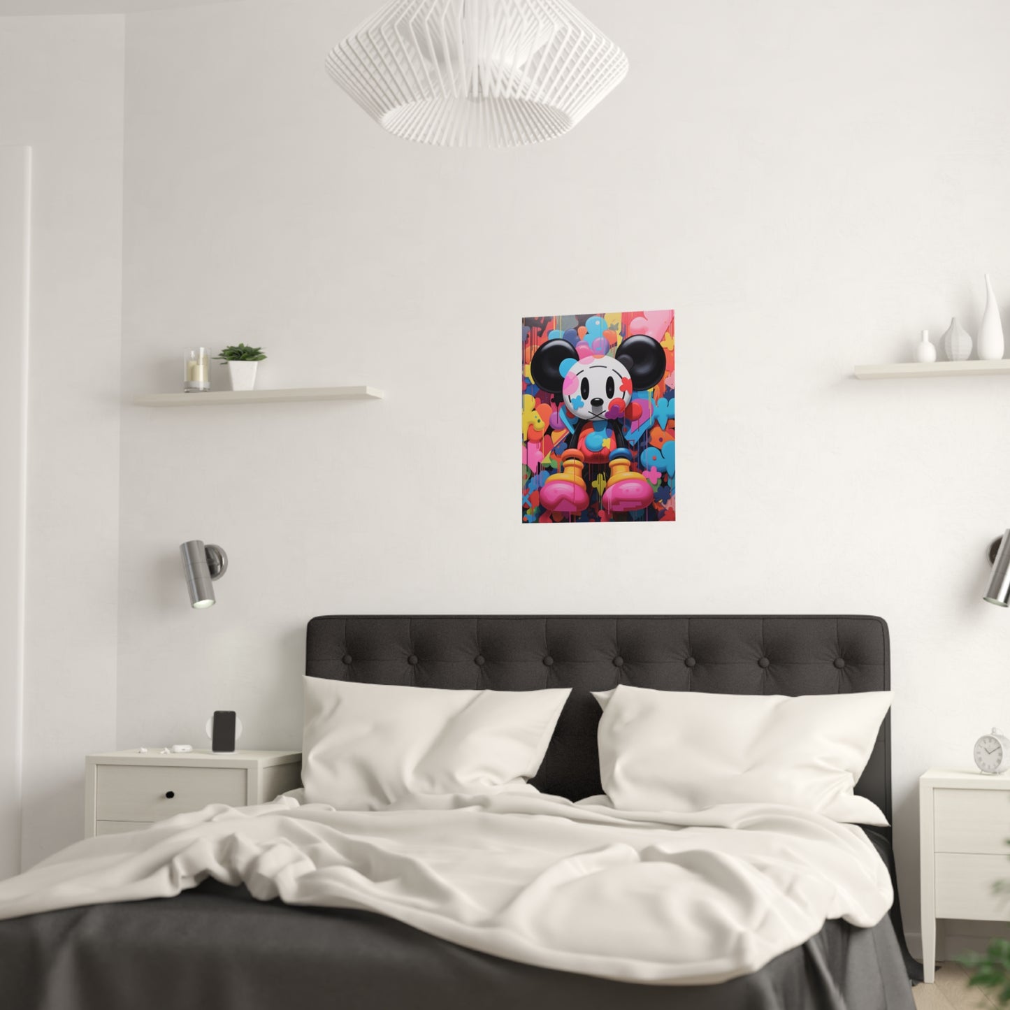 Pop Art Hip Hop Mouse Graffiti Street Art Inspired Art Poster