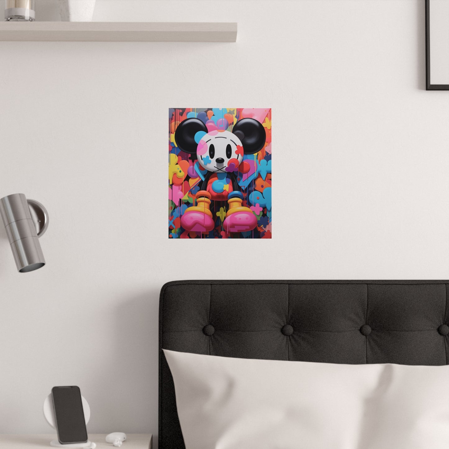 Pop Art Hip Hop Mouse Graffiti Street Art Inspired Art Poster