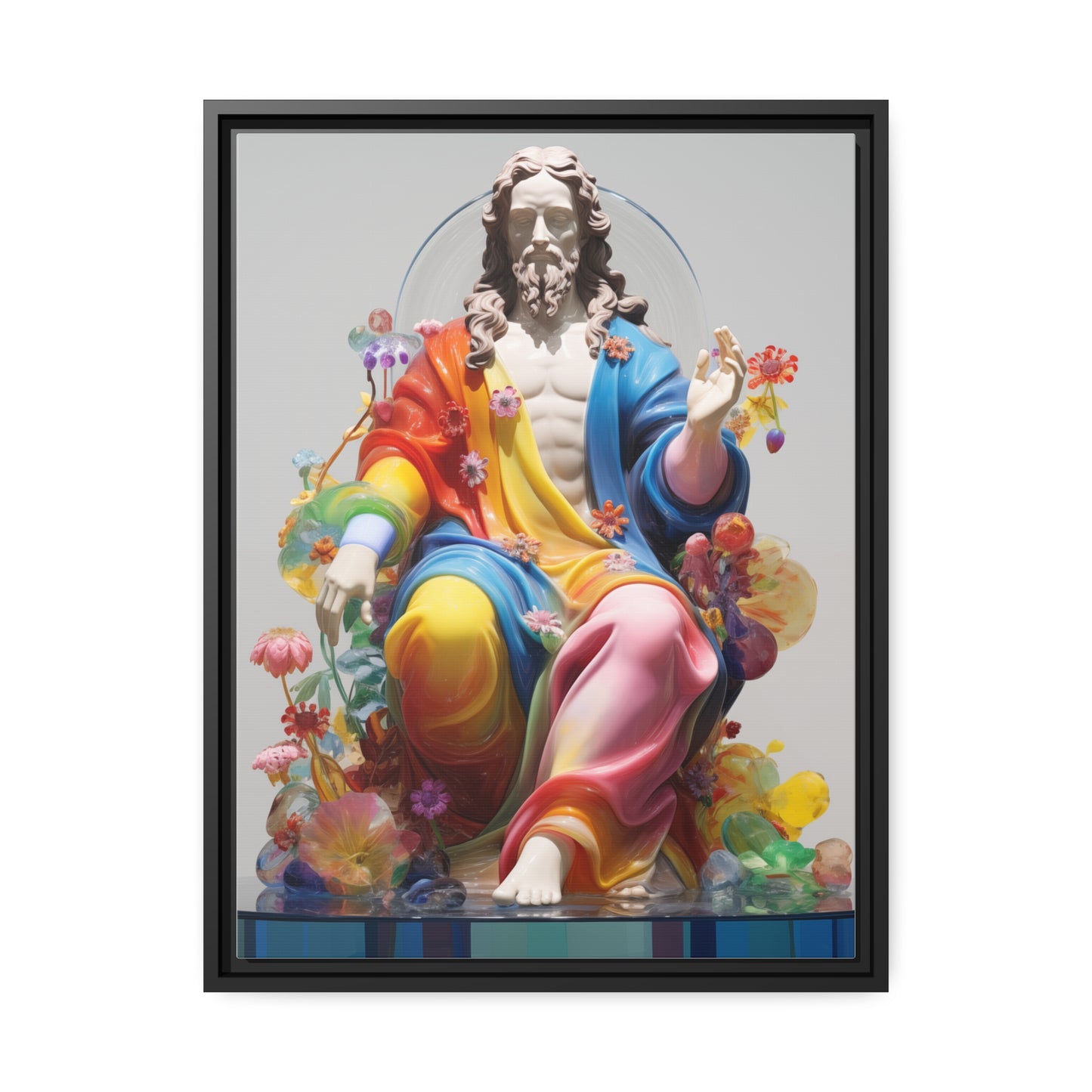 Pop Art Jesus, Framed Fine Art Print in Multiple Sizes