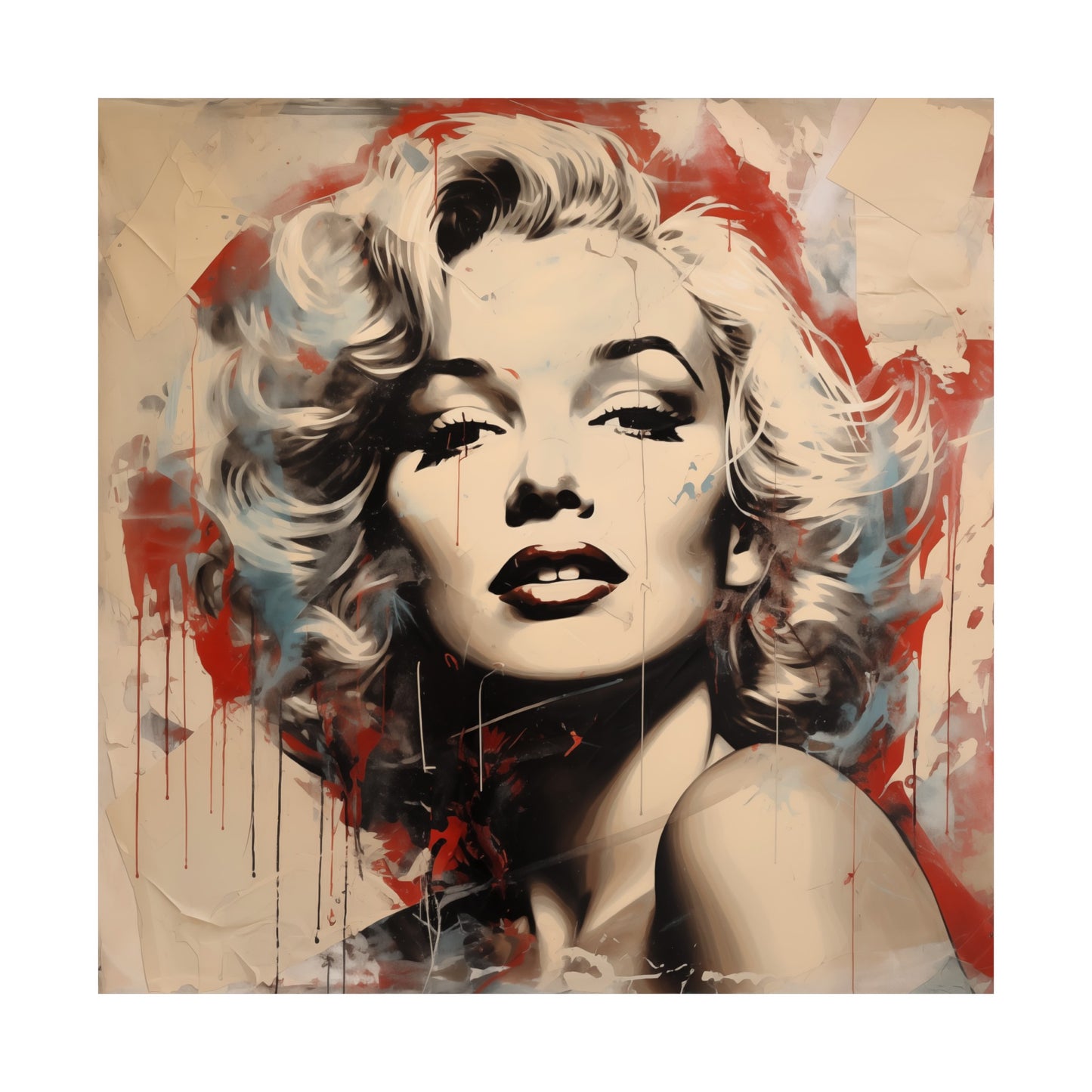 Pop Art Graffiti Marilyn Monroe Fine Art Matte Poster