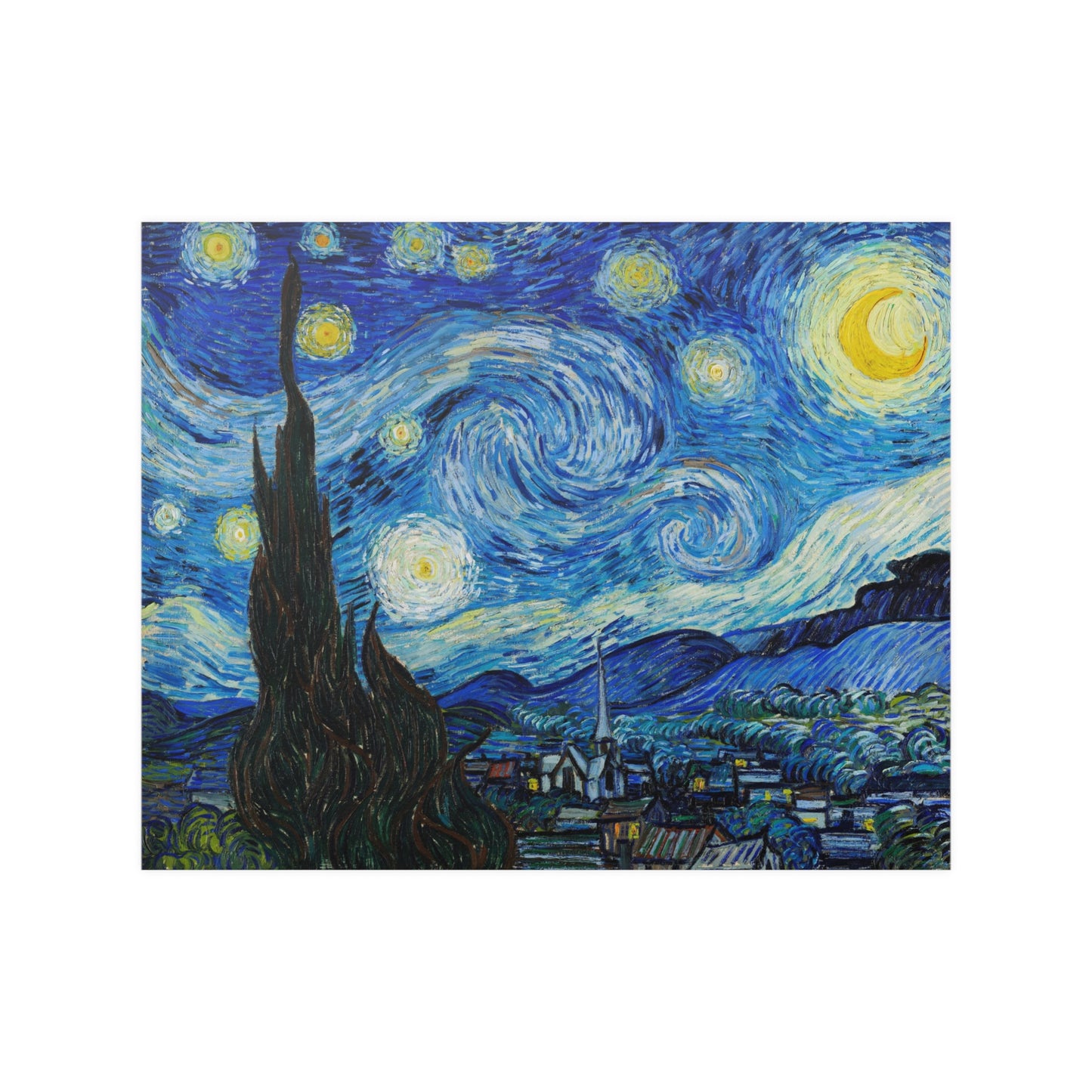 Vincent Van Gogh's The Starry Night (1889)