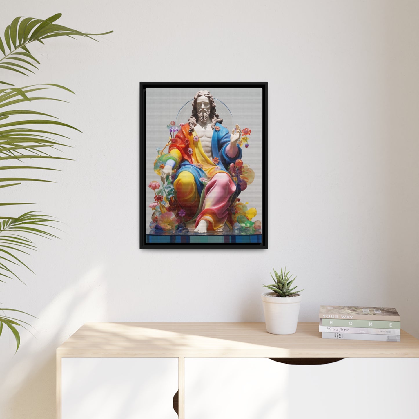 Pop Art Jesus, Framed Fine Art Print in Multiple Sizes