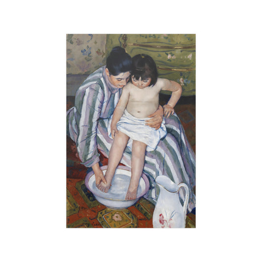 Woman Bathing (1890-1891) by Mary Cassatt Fine Art Print Poster Wall Decor