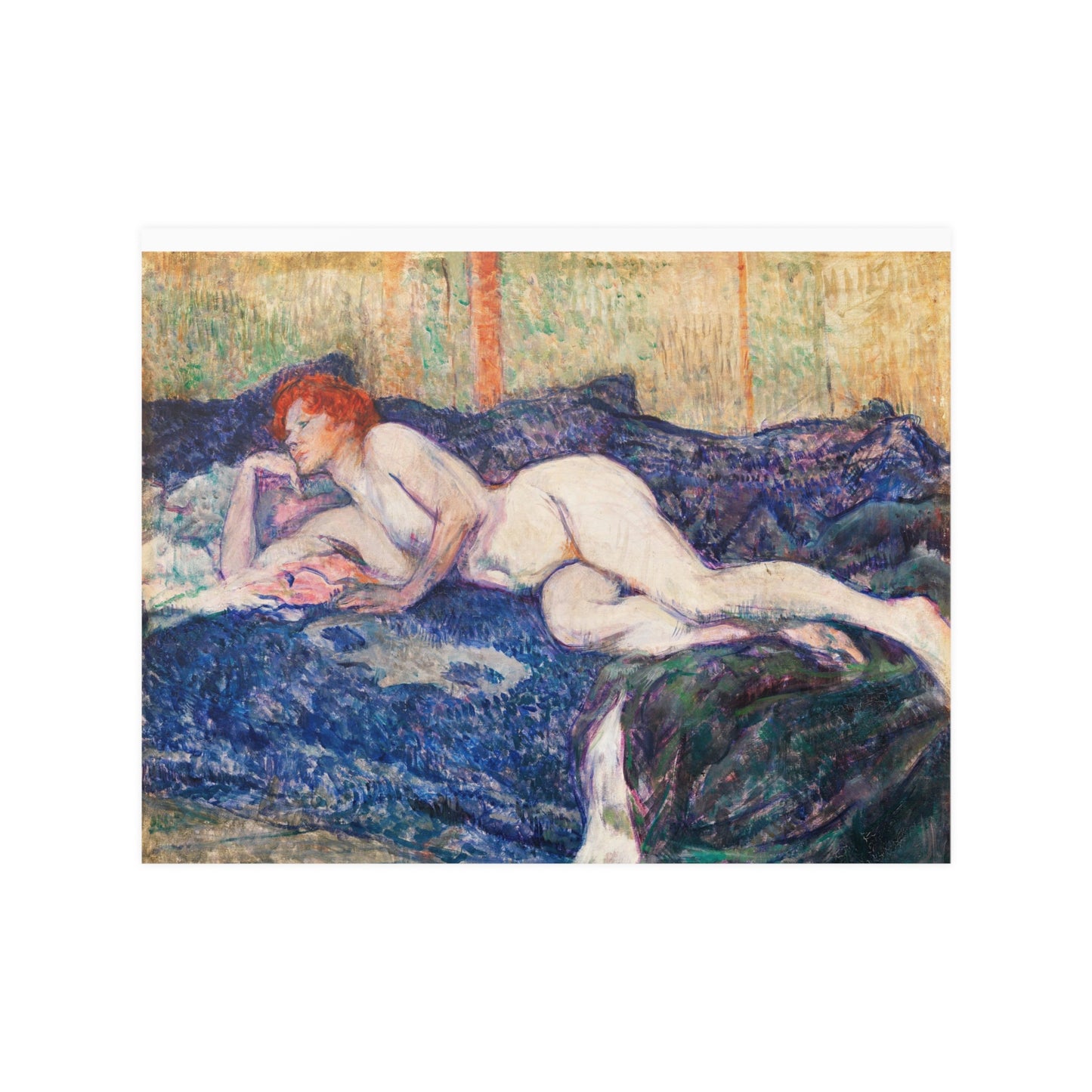 The Sofa (ca.1894-1896) by Henri-Toulouse-Lautrec, Fine Art Print in Multiple Sizes