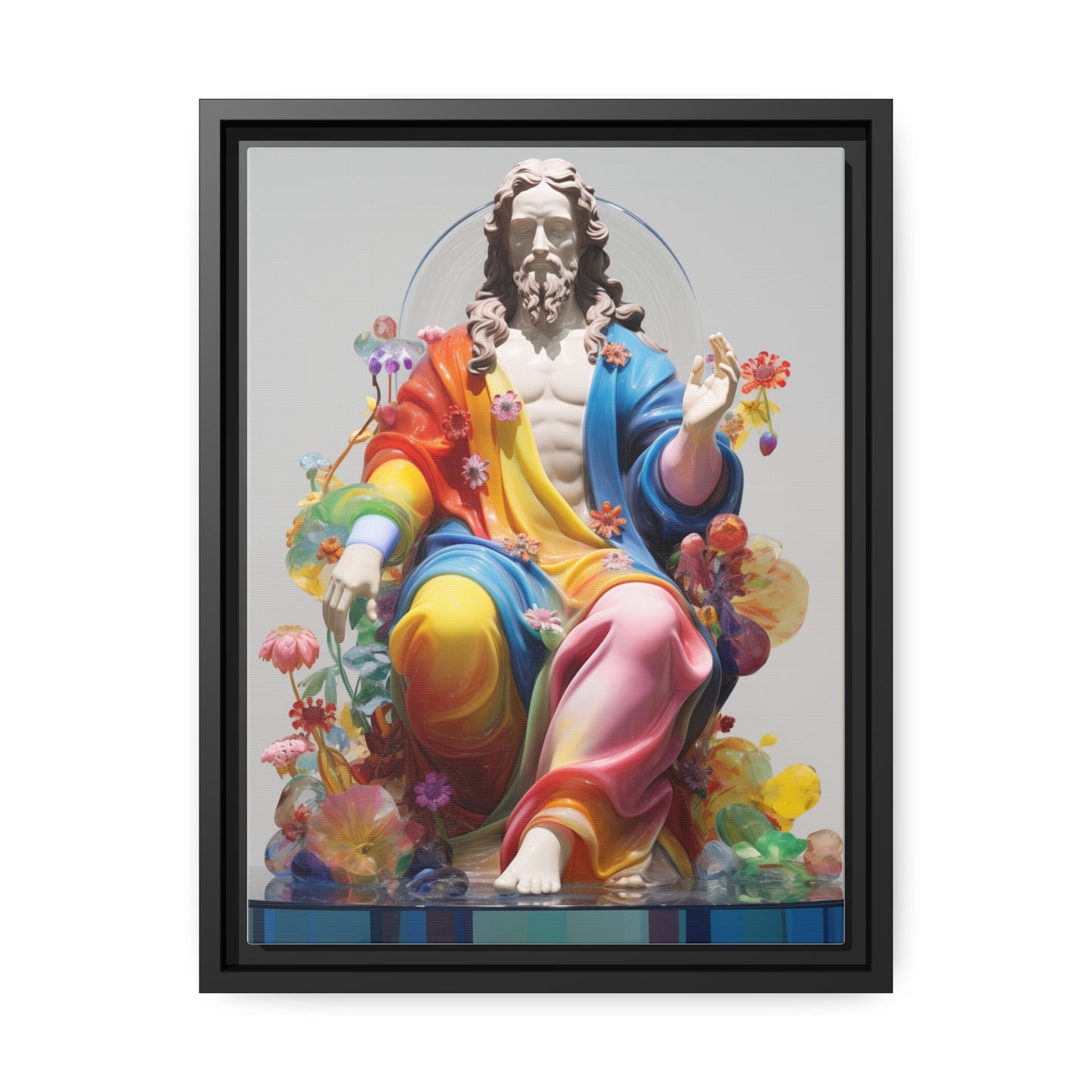 Pop Art Jesus, Framed Fine Art Print in Multiple Sizes