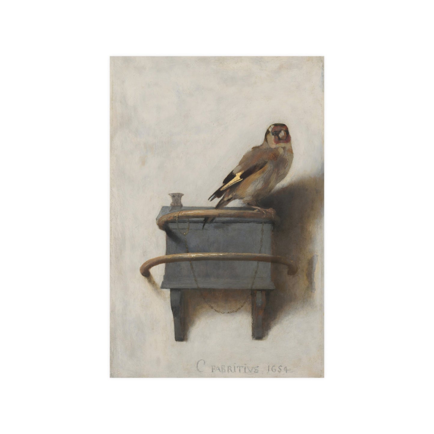 Fabritius-vink Modern Art Bird Satin Poster Upscale Home Decor