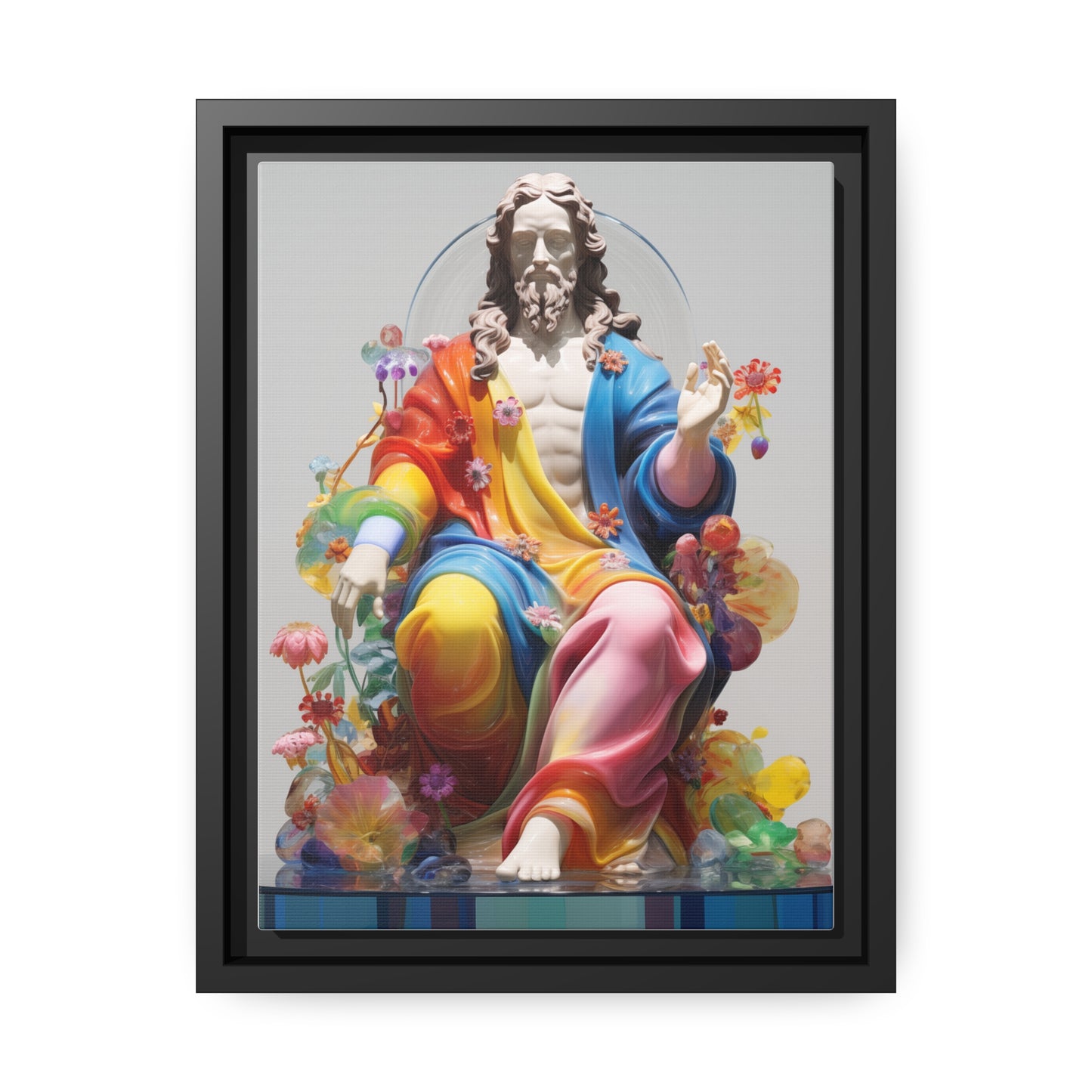 Pop Art Jesus, Framed Fine Art Print in Multiple Sizes