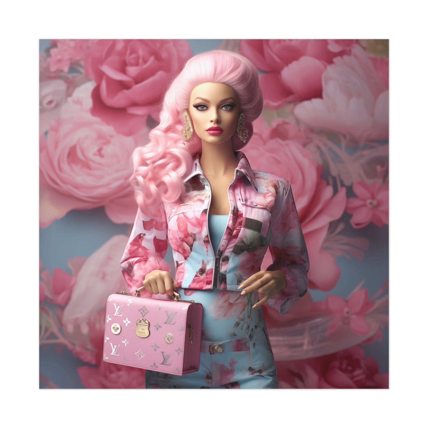 Haute Couture Pop Art Barbie Modern Art print Poster Art