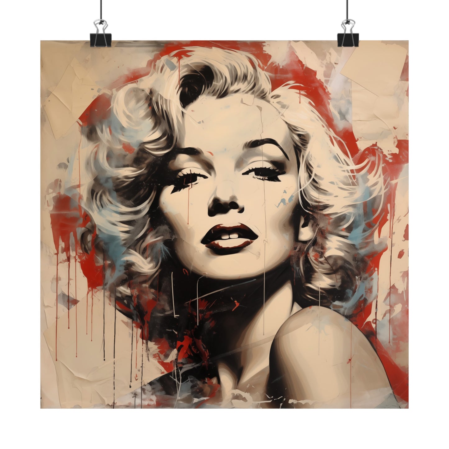 Pop Art Graffiti Marilyn Monroe Fine Art Matte Poster