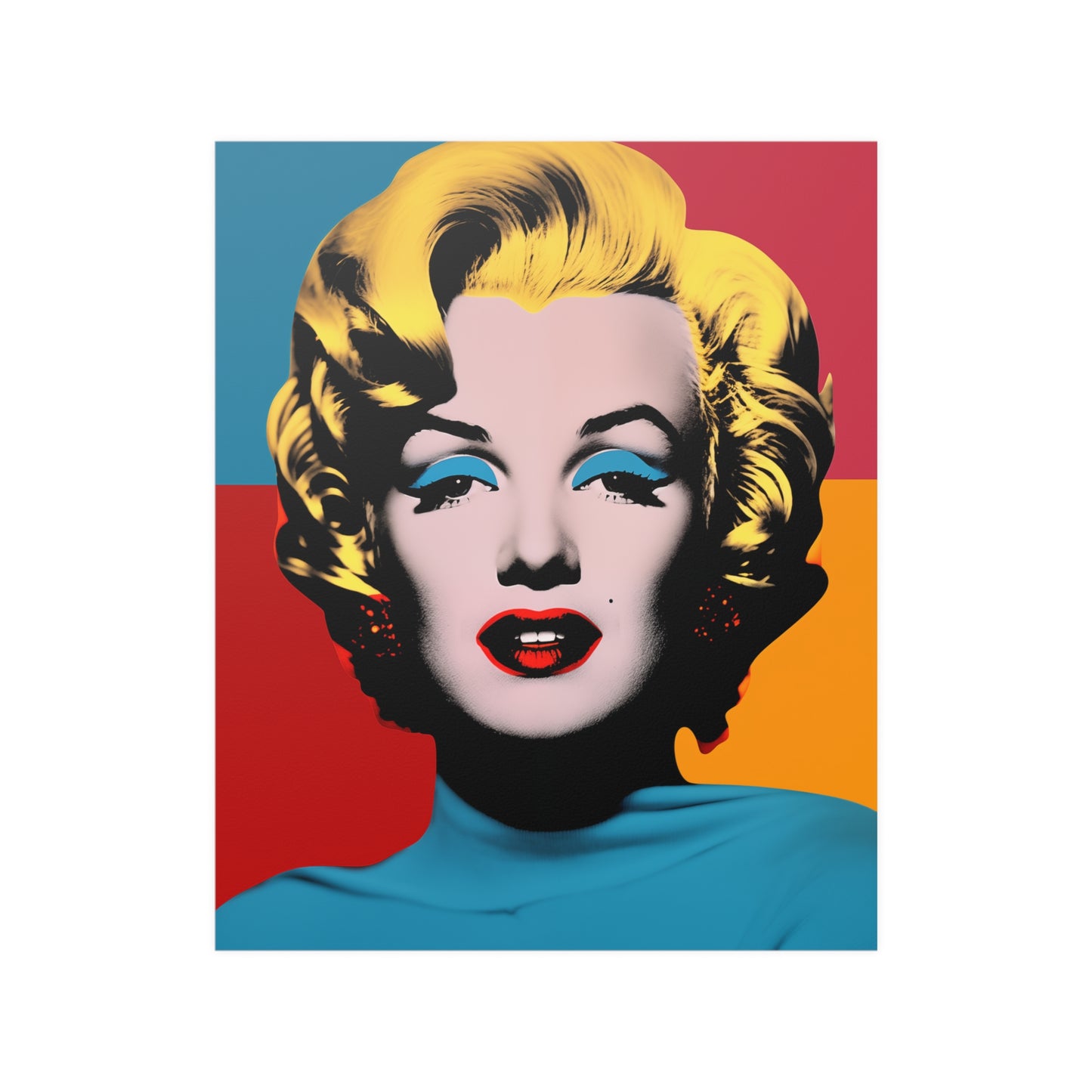 Pop Art Marilyn Monroe Art Print Poster Wall Decor