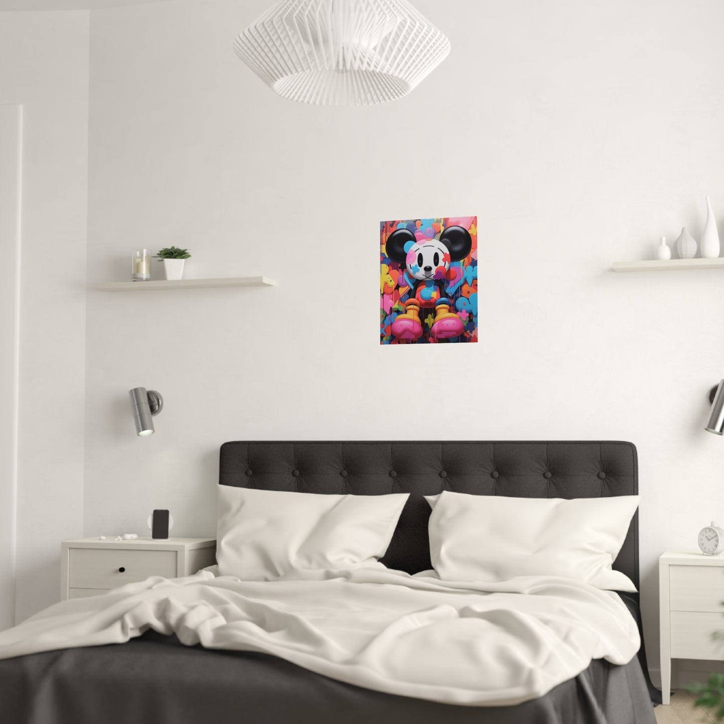 Pop Art Hip Hop Mouse Graffiti Street Art Inspired Art Poster