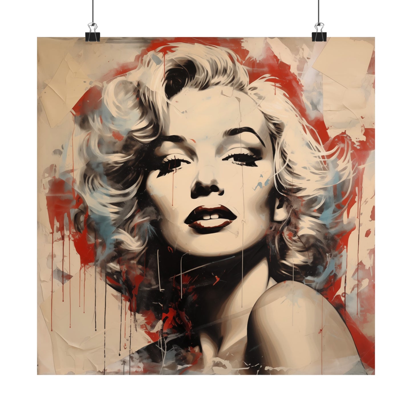 Pop Art Graffiti Marilyn Monroe Fine Art Matte Poster