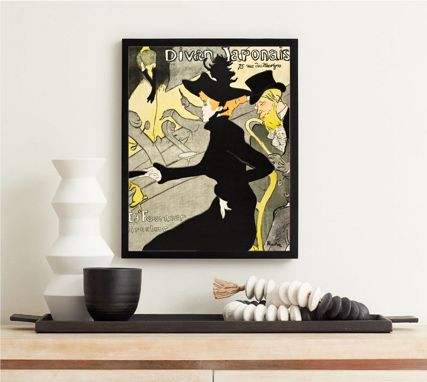 Henri Toulouse Lautrec Troupe de Mlle Eglantine Satin Art Poster Upscale Home Decor