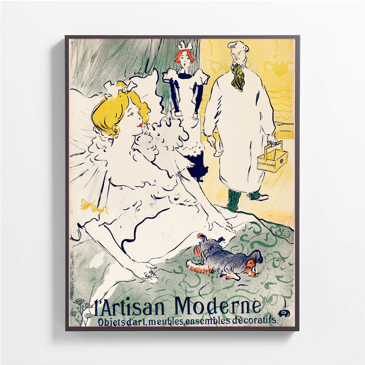 Henri Toulouse Lautrec l'Artisan Moderne Satin Poster Upscale Home Decor